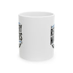 White Ceramic Mug - Recovery Matters for Sobriety Community