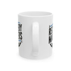 White Ceramic Mug - Recovery Matters for Sobriety Community